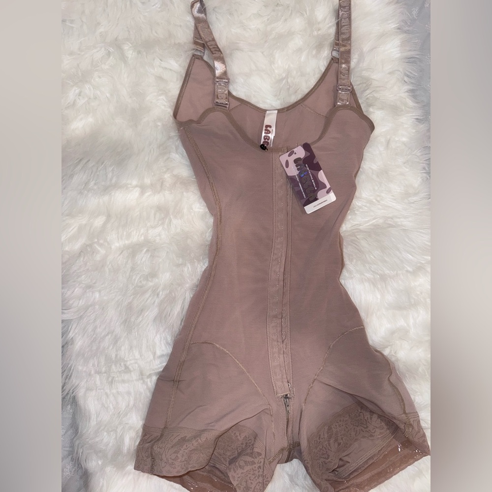 Tan Seamless Shapewear with Scoop Neckline